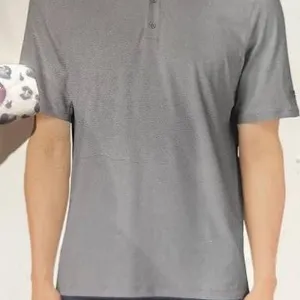 Kirkland Signature Men’s Polo Shirt, Size M, Gray