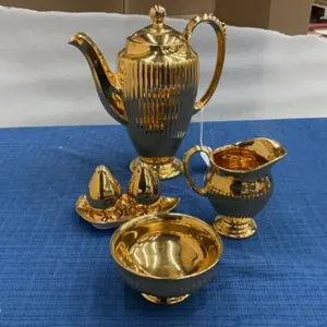 ROYAL WINTON GOLD COLORED COFFEE SERVICE