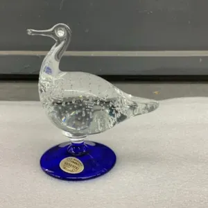ARTE MURANO SILVESTRI CRYSTAL BIRD