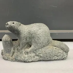 SOAP STONE CARVED BEAVER
