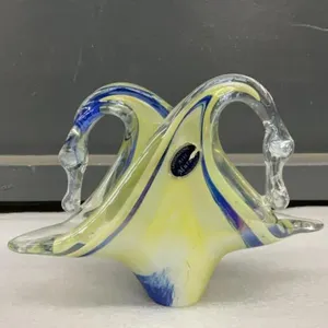 MURANO GLASS “SWAN” NAPKIN HOLDER