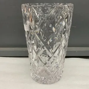 LARGE CRYSTAL VASE