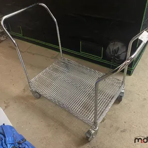Chrome Wire Utility Cart (2'x 3')
 UNRESERVED