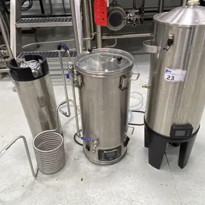 FIVE GALLON PILOT BREWING SYSTEM, CAN BE USED FOR SMALL BATCH TESTING,