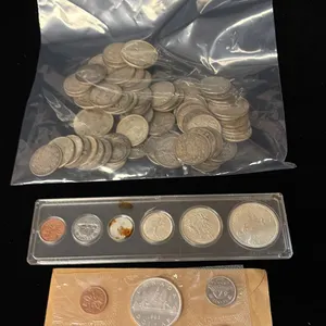 CANADA & USA SILVER COINS