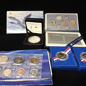 CANADA & USA MINT COINS, $25 OLYMPIC SILVER COIN