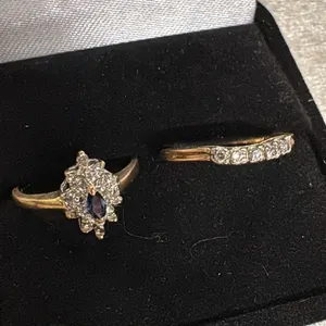 2 LADIES DIAMOND RINGS
