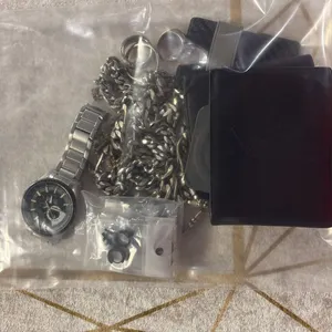 BAG OF MENS JEWELRY, WATCHES, WALLETS & MORE