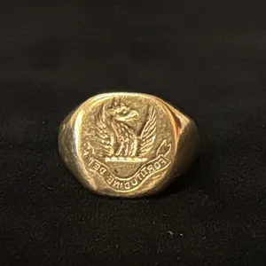 APPROX 14K MENS PINKY RING (7.7G)