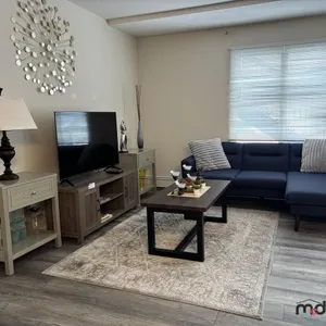 Sofa, Rug & (4) Tables
 UNRESERVED
