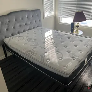 Double Bed w/ Mattress, Side Table & Lamp
 UNRESERVED