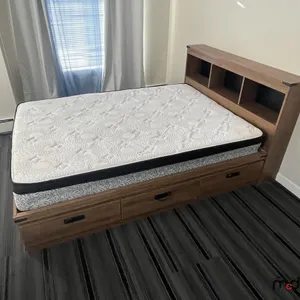 Double Bed w/ Mattress, Side Table & Lamp
 UNRESERVED