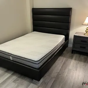 Mattress, Bed Frame, Night Stand & Lamp
 UNRESERVED