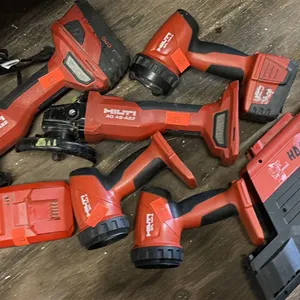 GROUP-2 X HILTI AG-4S-22-5, TE 5-DRS, 3 X SFL 144-A LIGHTS, BATTERIES, CHARGER