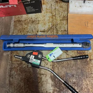 GROUP LOT 24" WESTWARD TORQUE WRENCH AND BIG DADDY RIVETER