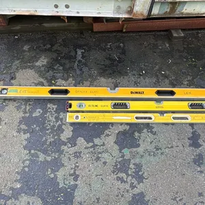 GROUP OF 3 LEVELS- DEWALT 6', STANLEY 4', STABILA 4'