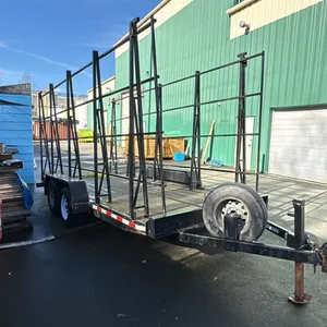 2015 TUFF TRAILER, FLATDECK TRAILER, BLACK, VIN 1T9CF5B6XFL952094,