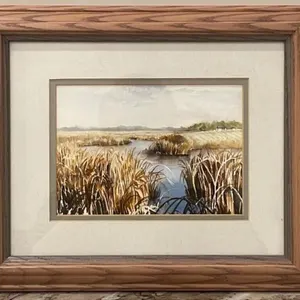 Framed Original Watercolour by B. Gaffney. 12" x