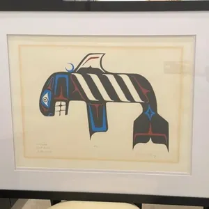 Framed, Signed/# (7/15) print by Harold Harry.