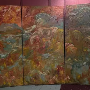 Original Painting, HORSES by Shane Marchtaler -