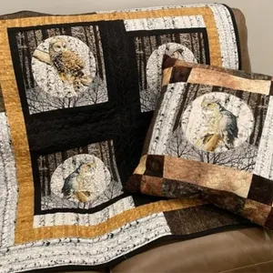 Handmade Quilted Throw/Wall Hanging (40" x 46")