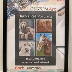 Custom 8" x 10" Unframed Commission Pet