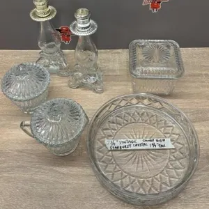Asst. Glass & Crystal Items. *NO SHIPPING