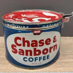 Chase & Sanborn Coffee Tin.