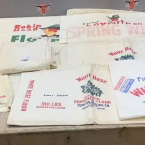 Quantity of Vintage Flour Bags.
