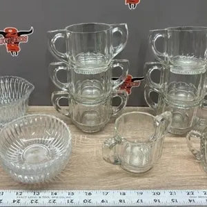 Quantity of Sugar Dishes, 1 Creamer & 2 Dishes.