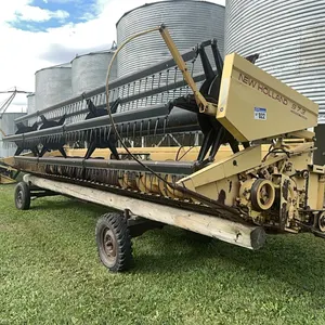 New Holland 973 Flex Header & Homebuilt Transport SN.533021