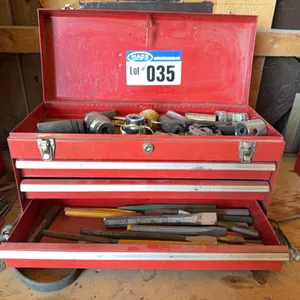 Red Tool Box & Tools