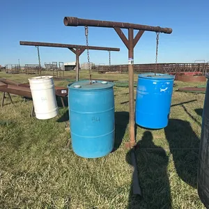 Freestanding 2-Barrel Mineral Feeder