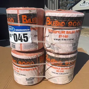 (2) Bundles of Poly 9000 Square Baler Twine