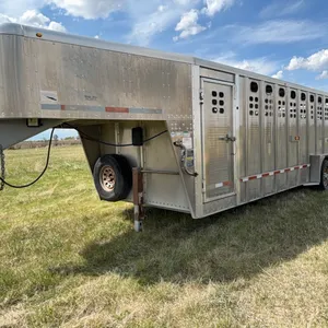 2007 Wilson Ranch Hand 7x24 T/A Gooseneck Stock Trailer; SN.1W1B4BJC79H537146