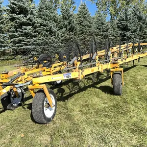 Buhler Inland Harvest Man 14 Wheel V-Rake