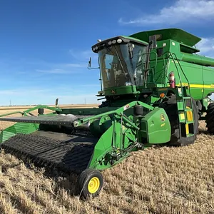 John Deere 9860 SP Combine & John Deere 615 Pick-Up Header; SN.H09860S720943