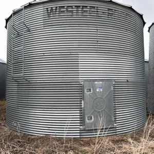 Westeel 3300 Bushel Grain Bin On Wood Floor
