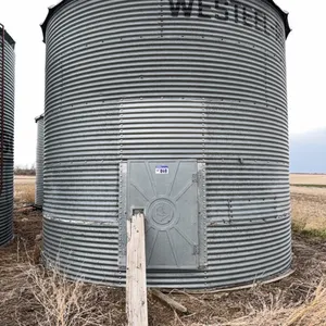 Westeel 2000 Bushel Grain Bin On Wood Floor