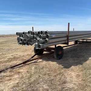 6" Aluminum Irrigation Pipe  1,550 Ft. & 30' & Transport Trailer   C-19