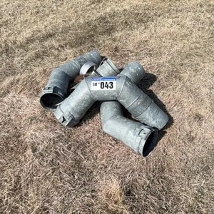 (4) - 6" Aluminum Irrigation Pipe Elbows  C-19