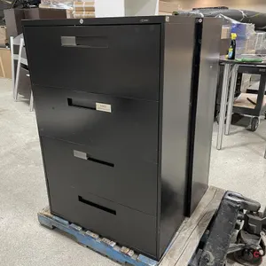 (2) Black Steel Filing Cabinets (No Keys) (36"x18"x54 3/16")
 UNRESERVED