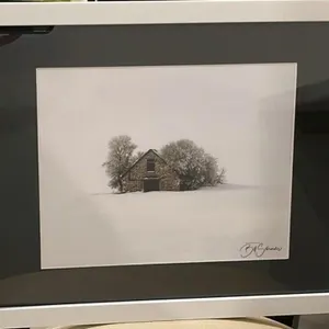 Framed Photo by Bill Schroeder - Stone Barn,