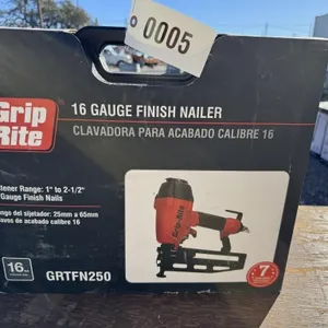 Grip Rite, 16 GAUGE FINISH NAILER.