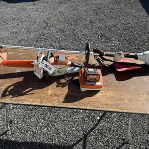 Stihl FSA 90R battery powered weed eater and MSA