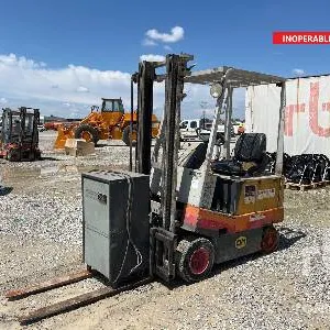 1987 Fiat OM E15N 1500 kg Electric Forklift (Inoperable)