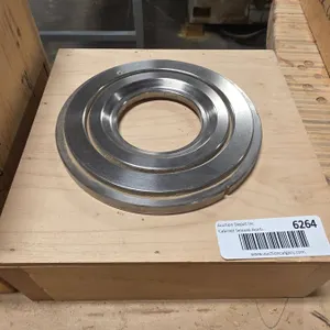 Stainless Steel Industrial Mechanical Part with Barcode