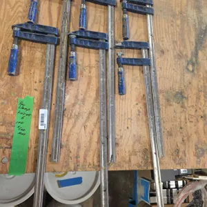 Lot of 6 Bar Clamps, 100 x 600 mm