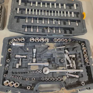 Comprehensive Socket and Wrench Hand Tool Set with Ratchets