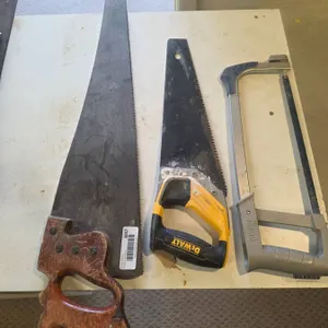 Hand Saw, Stanley Saw, and Hacksaw Tool Set
